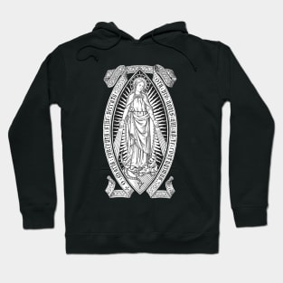Immaculate Conception 03 - white bkg Hoodie